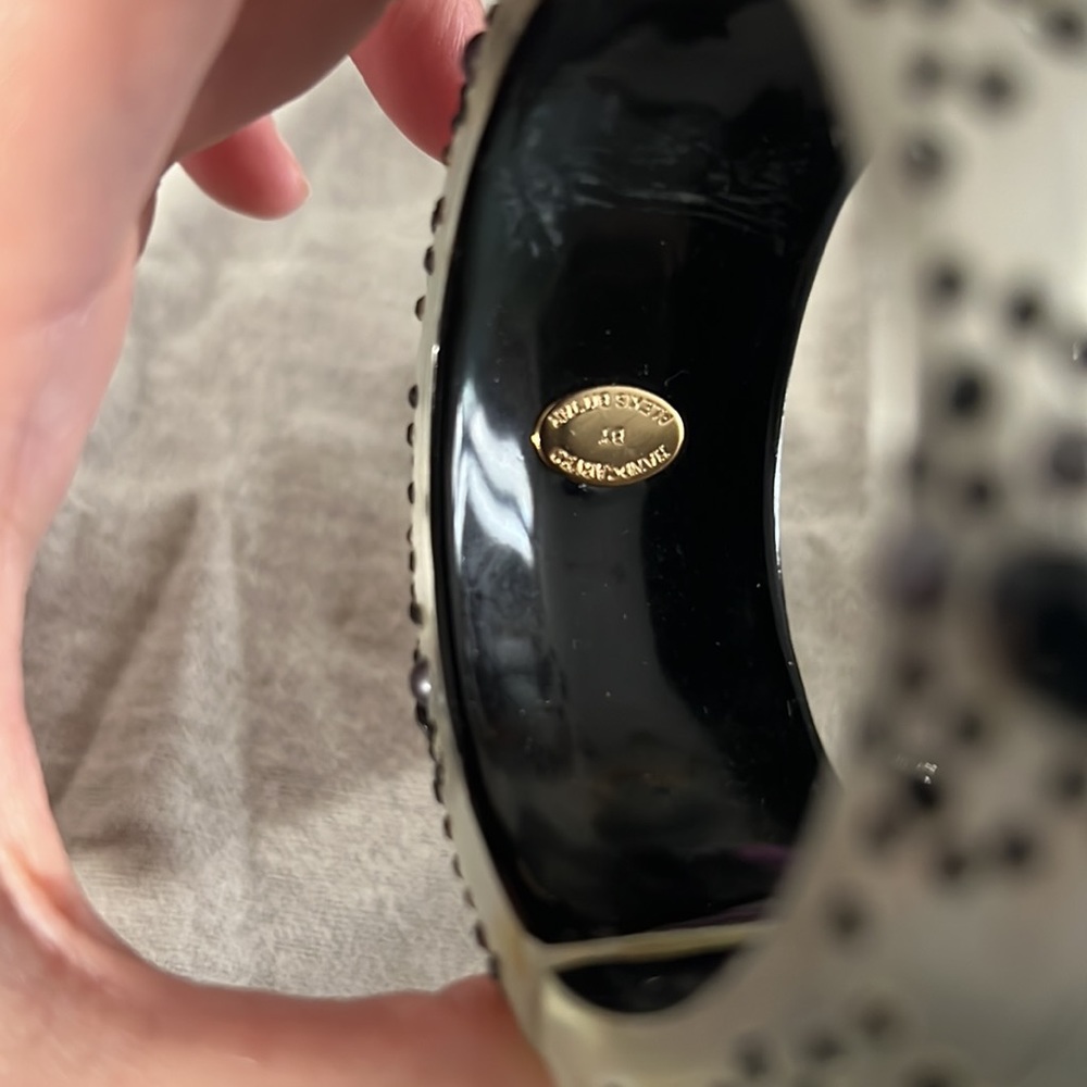Alexis Bittar Lucite Large Hinged Bracelet - Picture 4 of 5